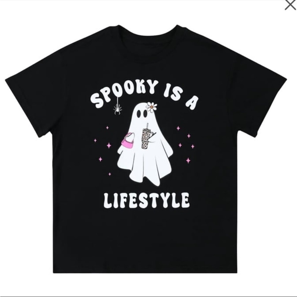 Spooky Is A Lifestyle Black T-Shirt